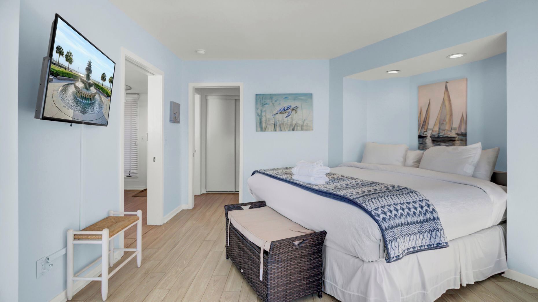 Apartamento (1 Bedroom) | 1 quarto, roupa de cama