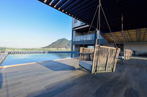 Seasonal outdoor pool