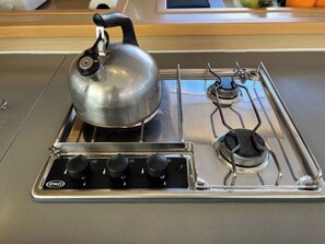 Microwave, oven, stovetop