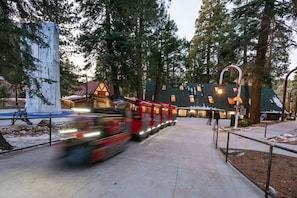 Property grounds - Modern+Cozy Lakeview home w/gorgeous views! 6 BD, Sleeps 12, Decks, Firepit, EV (Lake Arrowhead)