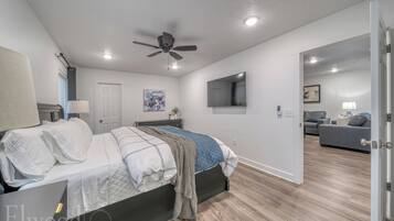 3 soverom, strykejern/-brett, wi-fi (inkludert) og sengetøy