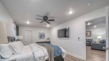 3 soverom, strykejern/-brett, wi-fi (inkludert) og sengetøy