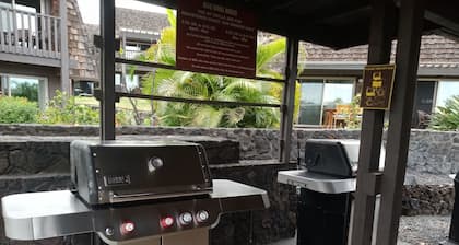 Beautiful 1-bedroom condo at Punalu'u black sand beach