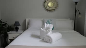 2 habitaciones, tabla de planchar con plancha, wifi y ropa de cama