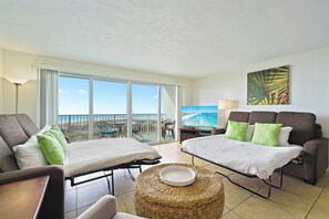 Iron/ironing board, travel cot, free WiFi, bed sheets - True Beachfront Destin Condo | Ground Floor | Sleeps 6 | Crystal Beach (Destin)