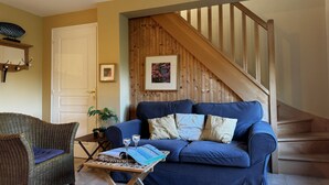Living area - Gîte Le Bisquin by Interhome (Cancale)