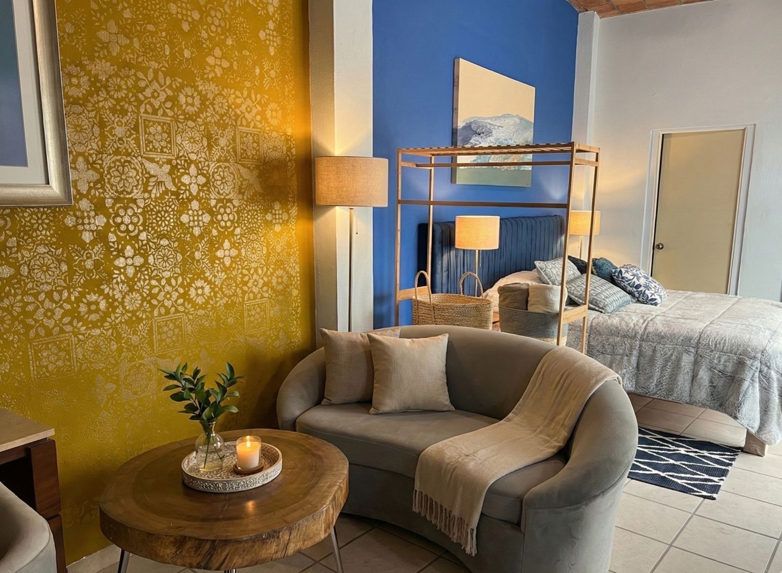 1 bedroom, internet, bed sheets