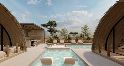 Nicholas nest private resort with heated swimming pool