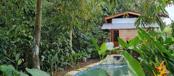 Tiny House Lodge In The Woods With Pool