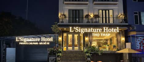 Majoituspaikan julkisivu