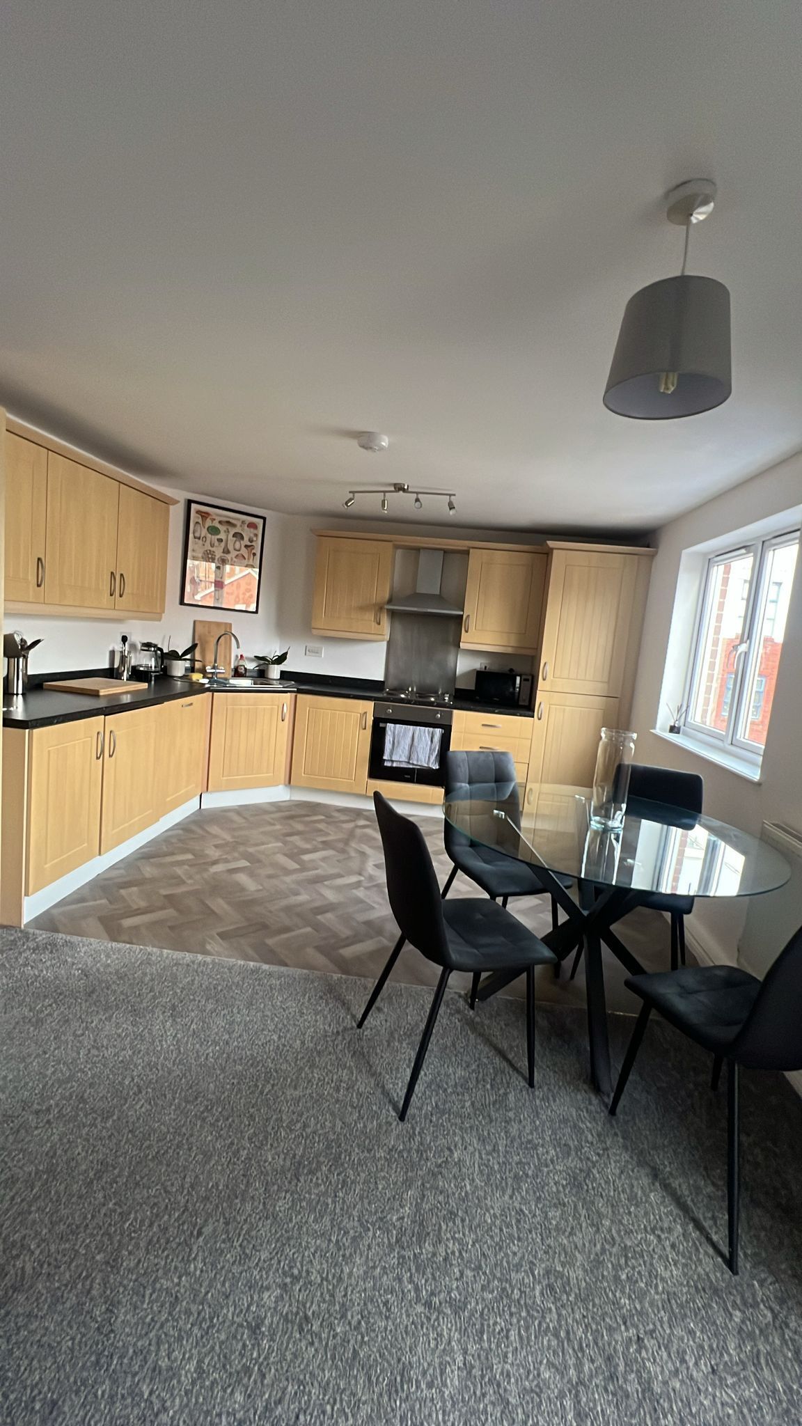 Refrigerador, microondas, horno y lavavajillas 