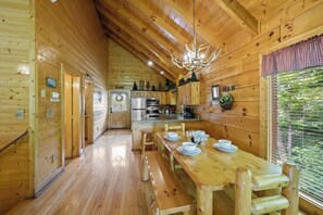 Dining - CozyCabin/HotTub/GameRm/2Decks/NearDollywood (Pigeon Forge)
