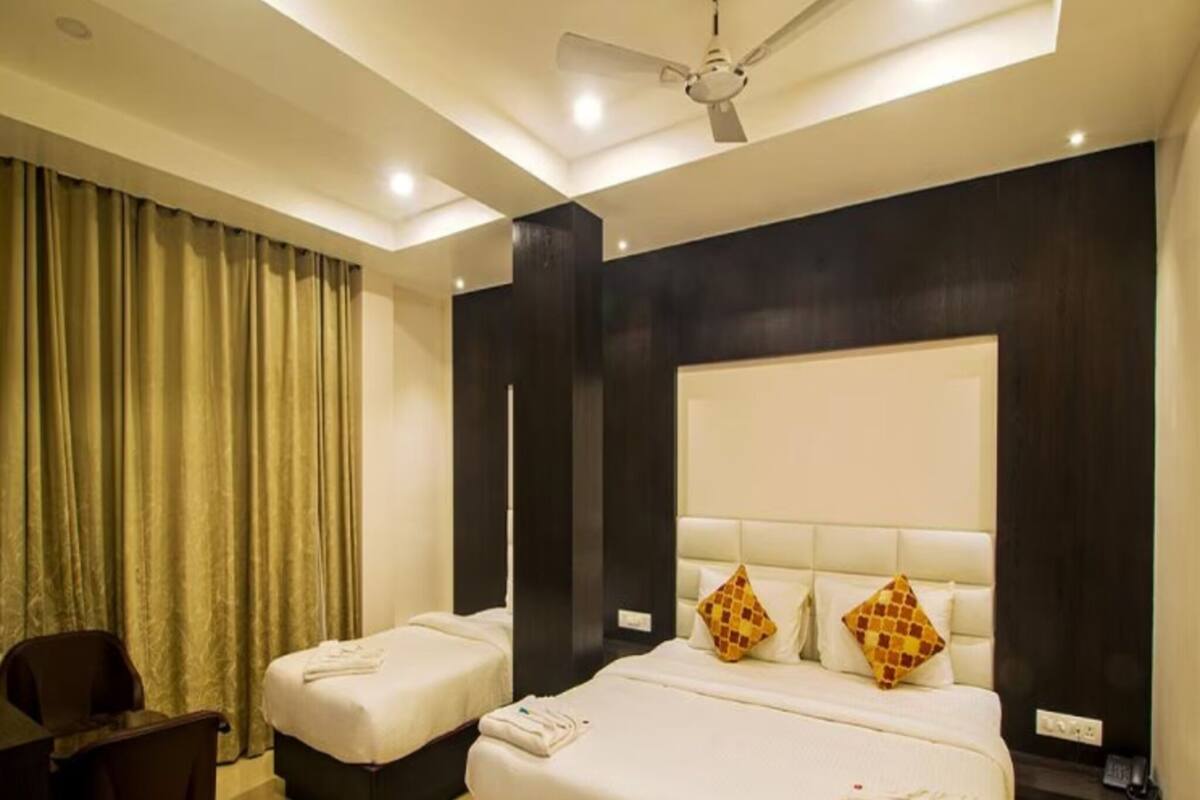 Kamar Triple Standar, pemandangan kota | Meja kerja dan Wi-Fi gratis