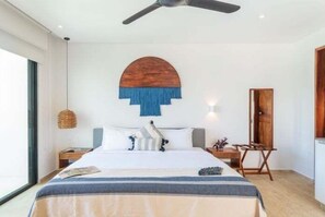 Iron/ironing board, Internet, bed sheets - BPH04 CPL, Luxury estudio PH con piscina privada (Tulum)