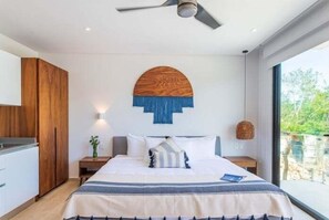 Iron/ironing board, Internet, bed sheets - A201 CPL, Spectacular Studio Jungle View (Tulum)
