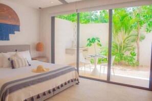 Iron/ironing board, Internet, bed sheets - A113 CPL, Fascinante estudio con jardin (Tulum)