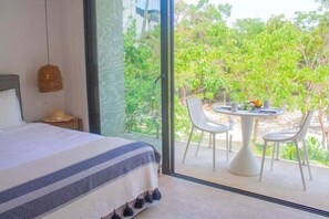 Iron/ironing board, Internet, bed sheets - A215 CPL, Fabulous air conditioned studio-2 (Tulum)