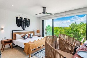 Iron/ironing board, Internet, bed sheets - B307 CPL, Increible Studio Jungle View-2 (Tulum)