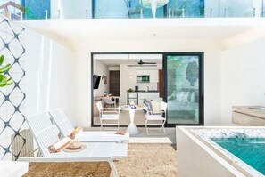 Outdoor dining - E105 CPL, Increíble estudio con piscina privada-2 (Tulum)