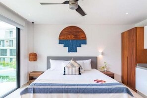 Iron/ironing board, Internet, bed sheets - E202 CPL, Impresionante Studio Lagoon View-2 (Tulum)
