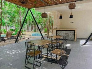 Outdoor dining - NAIA C19, Increible Studio Con Jacuzzi (Tulum)