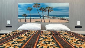 Huone, 1 keskisuuri parisänky, poreamme | Työpöytä, ilmainen Wi-Fi