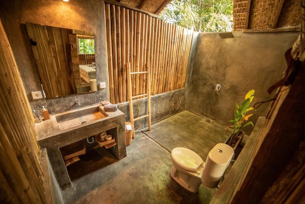 Chambre Double Design, vue jardin | Salle de bain