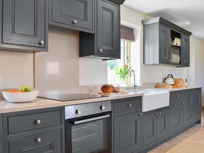 Dishwasher, high chair - A fabulous single-storey barn conversion in the village of Flixton. (Flixton, near Filey)