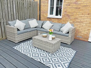 Terrace/patio - 3 bedroom accommodation in Beadnell (Beadnell)