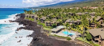 Brand NEW 2-bed LUXURY Ocean View + Resort + Pools + Golf + AC  in tranquil Kona
