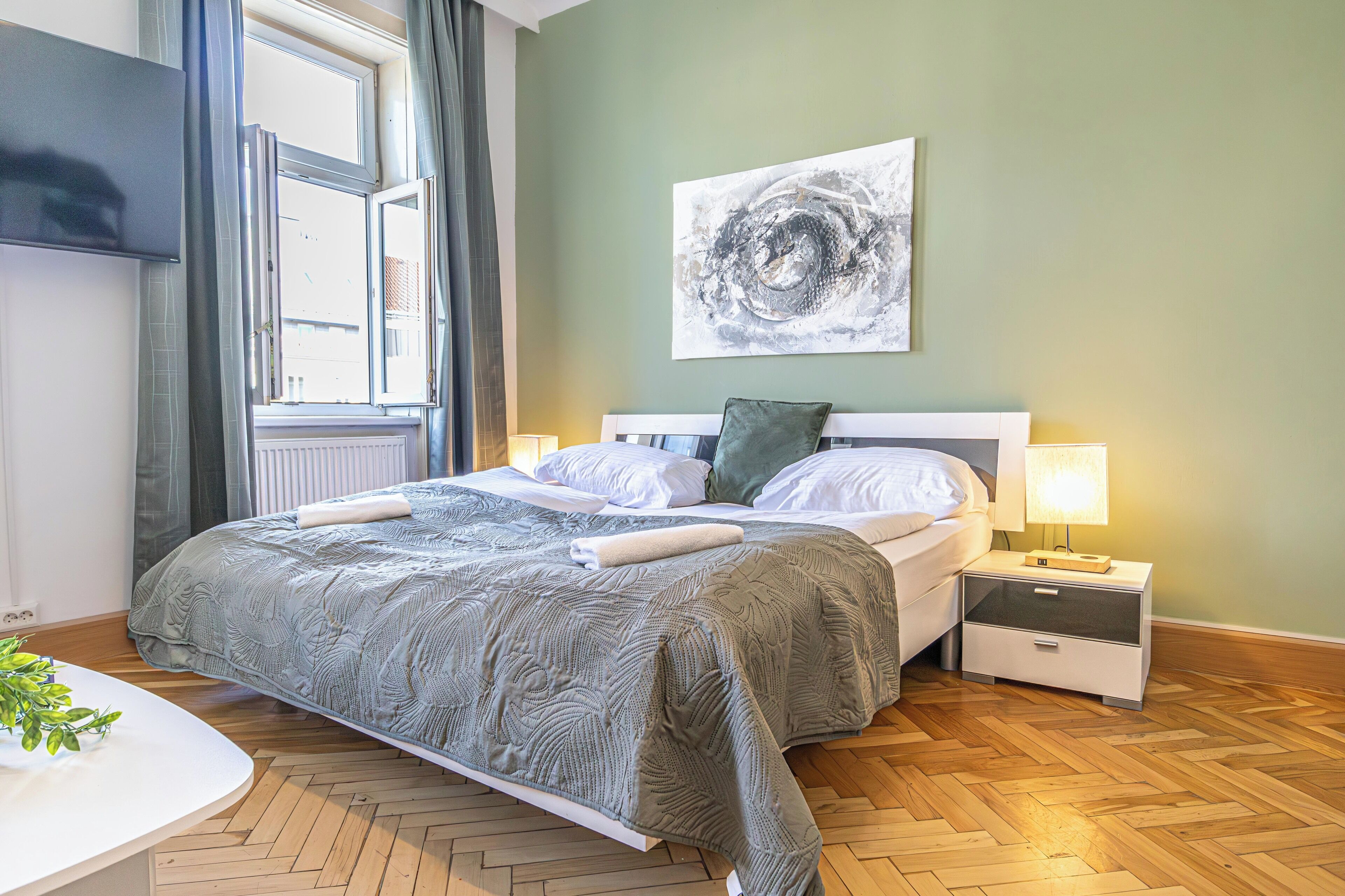 Basic-Zimmer | Bügeleisen/Bügelbrett, kostenloses WLAN