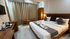 Executive kamer | Lakens van Egyptisch katoen, luxe beddengoed