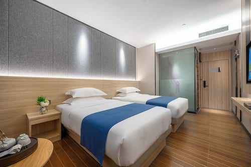 Chambre Luxe avec lits jumeaux, vue ville | Spa