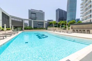 Pool - FIRST CLASS |1BR| Luxury Comfort | Prime Location (Business Bay)