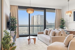 Living area - FIRST CLASS | 2BR | High-Floor Sky Views (Downtown)