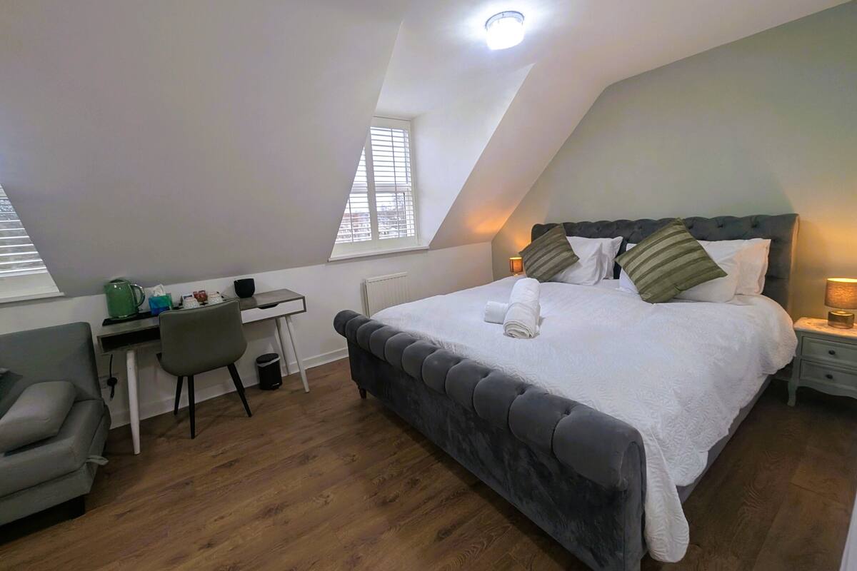 Habitación doble superior, vista al parque | Wifi gratis