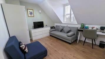 Superior tweepersoonskamer, uitzicht op park | Woonruimte