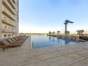 Pool - FIRST CLASS | 1BR | Tranquil Hideaway (Damac Hills)