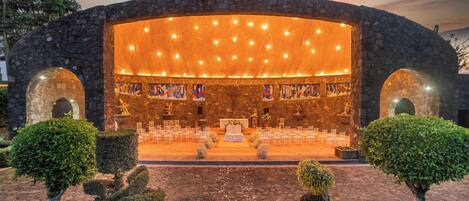 Área para banquetes al aire libre