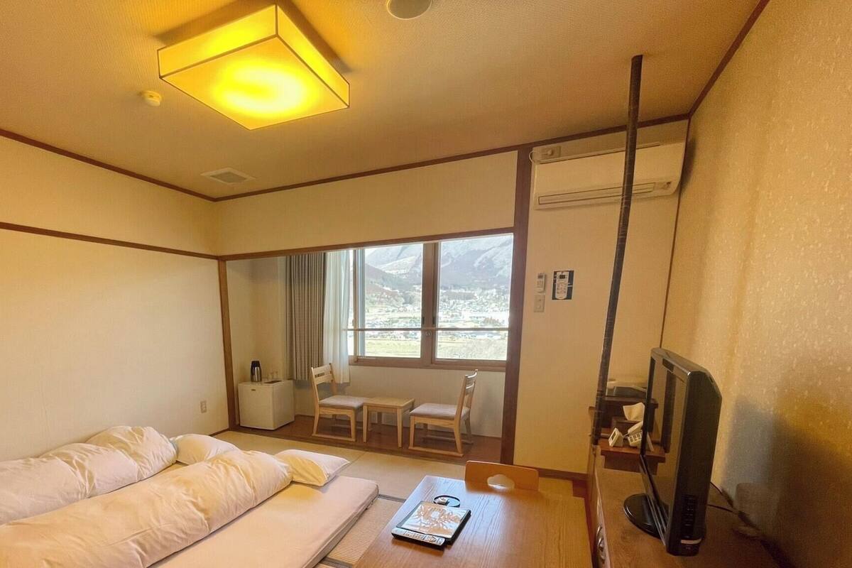 Camera in stile giapponese, vista montagna | Wi-Fi gratuito