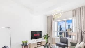Apartment, City View | Living area