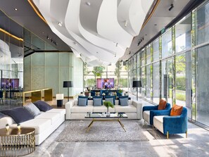 อพาร์ทเมนท์, 1 ห้องนอน, ระเบียง, วิวสวน | เลานจ์