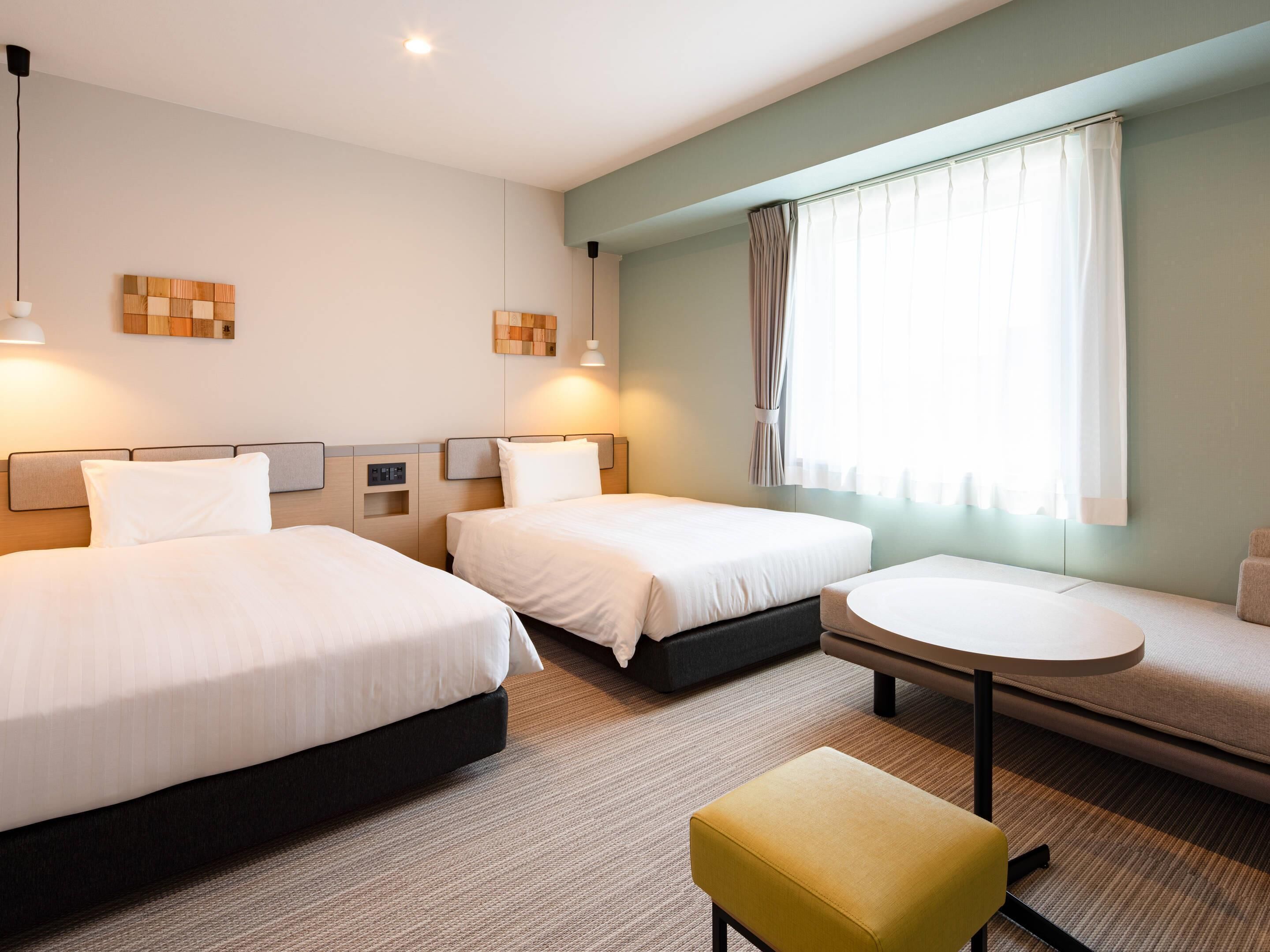 Standard Room, 2 Double Beds, Non Smoking | Premium bedding, in-room safe, laptop workspace, blackout curtains