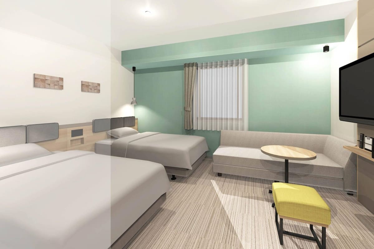 Standard Room, 2 Double Beds, Non Smoking