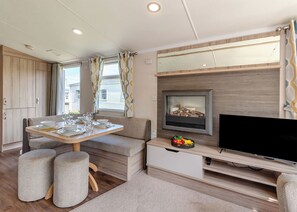 Dining - Silver Caravan with parking, ensuite & decking (Skegness)