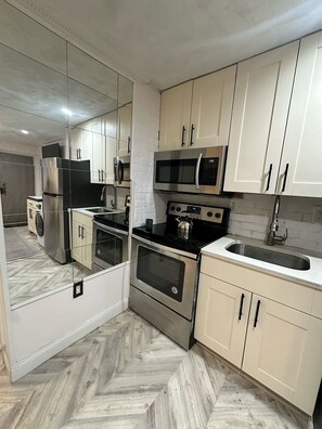 Microwave, oven, stovetop