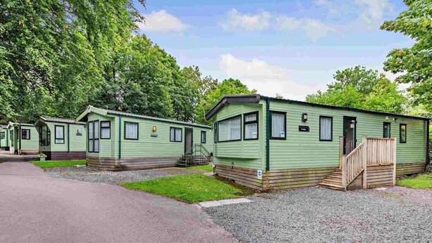 Exterior - Gold 2 Caravan, slps 6, parking & decking (Bowness-on-Windermere)