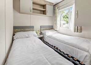 Bedroom, Bed, House - Gold Premium 3 Caravan, slps 8, parking & decking (Bowness-on-Windermere)