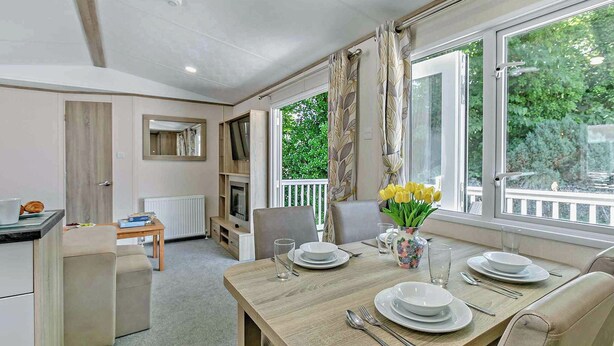 Dining - Gold Premium Caravan with parking (Bowness-on-Windermere)