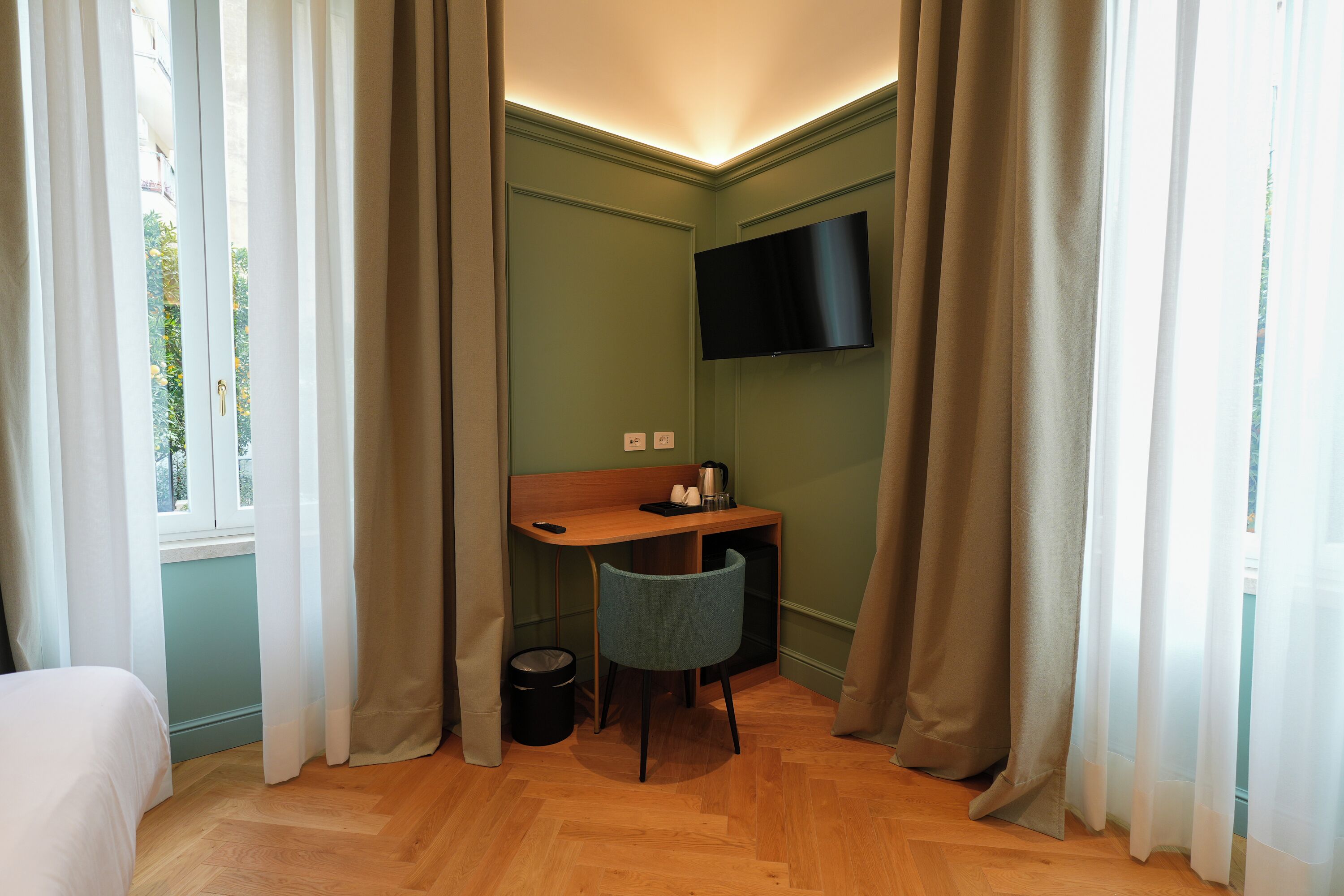 Standard Double Room, Garden View | Hypo-allergenic bedding, down comforters, minibar, in-room safe